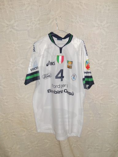 Maglia Gioco - Italia - Roma Volley - Anno 2000-01 - Massimiliano Decio - 4 - (Fronte)