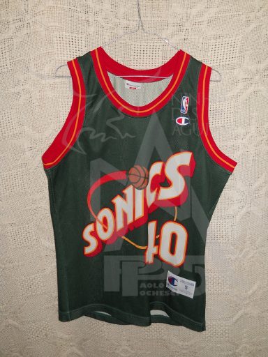 Maglia Gioco - Stati Uniti - Seattle SuperSonic - Anno 2000-01 - Shawn Kemp - 40 - (Fronte)