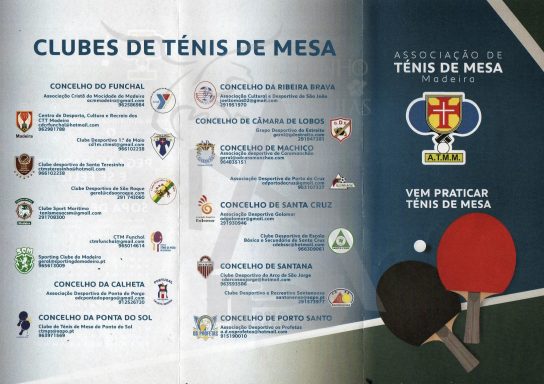 Folder - Anno 2026 - Volantino - Tennis Tavolo a Madeira - (Esterno)