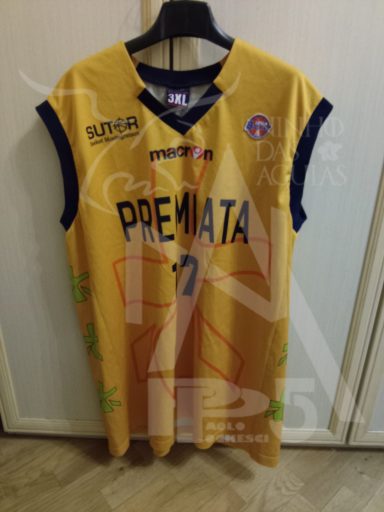Maglia Gioco - Italia - Premiata Montegranaro - Anno 2008-09 - 17 - (Fronte)