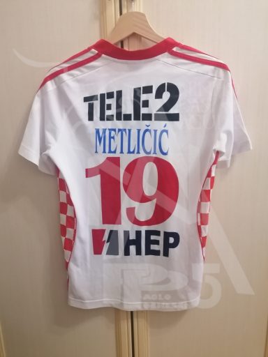 008 - Maglia Gioco - Nazionale - Croazia - 2009 - Petar Metlicic - 19 - (Retro)