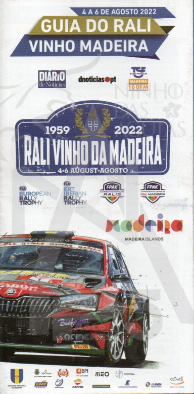 Folder - Anno 2022 - 4-6 Agosto 2022 - Brochure - Rally Vinho da Madeira
