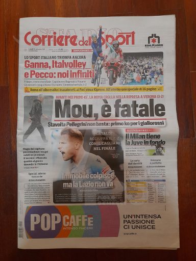 Quotidiano - Italia - Anno 2021 - 20 Settembre 2021 - Corriere dello Sport - Campione d'Europa