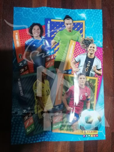 Folder - Nazionali - Anno 2023 - Raccolta Panini Family - Campionato del Mondo Femminile - (Poster 09 - Fronte)