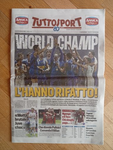 Quotidiano - Italia - Anno 2025 - 29 Settembre 2025 - TuttoSport - Campione del Mondo