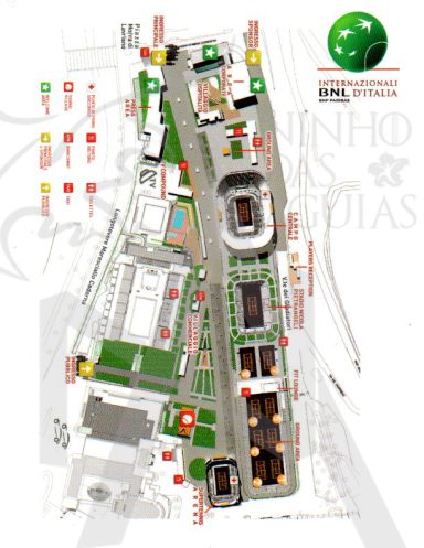 Memorabilia - Varie - Anno 2013 - 11-19 Maggio 2013 - Pass Ingresso - Foro Italico Roma - Internazionali Bnl d'Italia - (Retro)