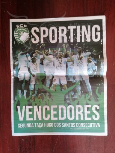 Periodico - Portogallo - Sporting Lisbona - Anno 2023 - 19 Gennaio 2023 - Sporting - Vincitore Coppa Hugo dos Santos